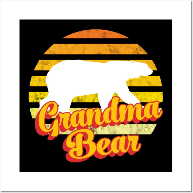 Grandma bear Wall Art by quotesTshirts